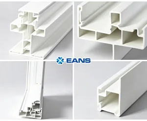 Línea Americana UPVC profile extrusion machine