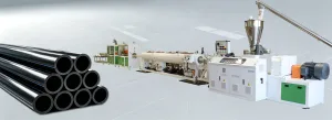 PE pipe making machine for water supply pipe