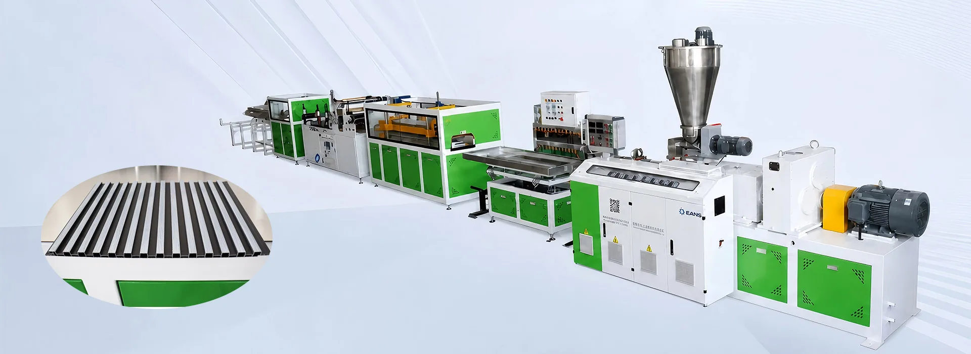 PVC Fluted Wall Panel Making Machine
